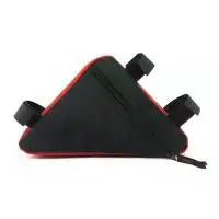 Fahrrad Dreiecks-Tasche für Rahmen - Schwarz