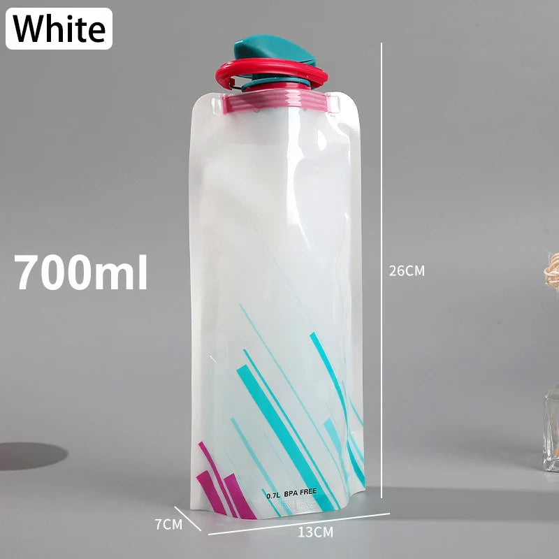 Ultra-Licht-700ml-Faltbare-Trinkflasche