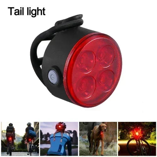 Wasserdichtes Fahrradlicht Set mit USB Aufladung