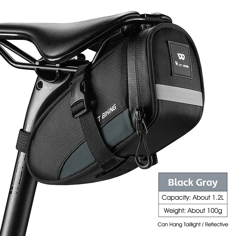 West Biking Fahrradtasche 1.2L Reflektierend Wasserdicht