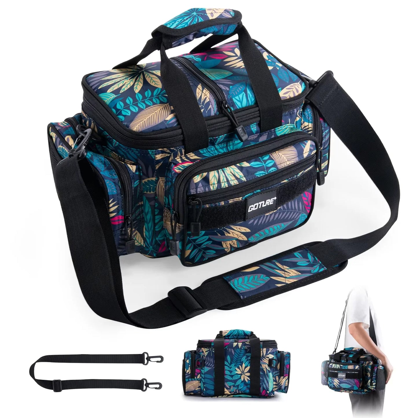 Wander-Cap Goture Schultertasche 38x23x19cm