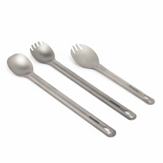 Widesea Camping Titan Besteckset – Spork, Löffel und Gabel